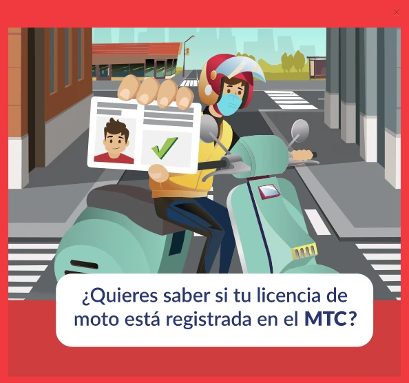 LICENCIA DE MOTO REGISTRADO EN EL MTC GRATIS