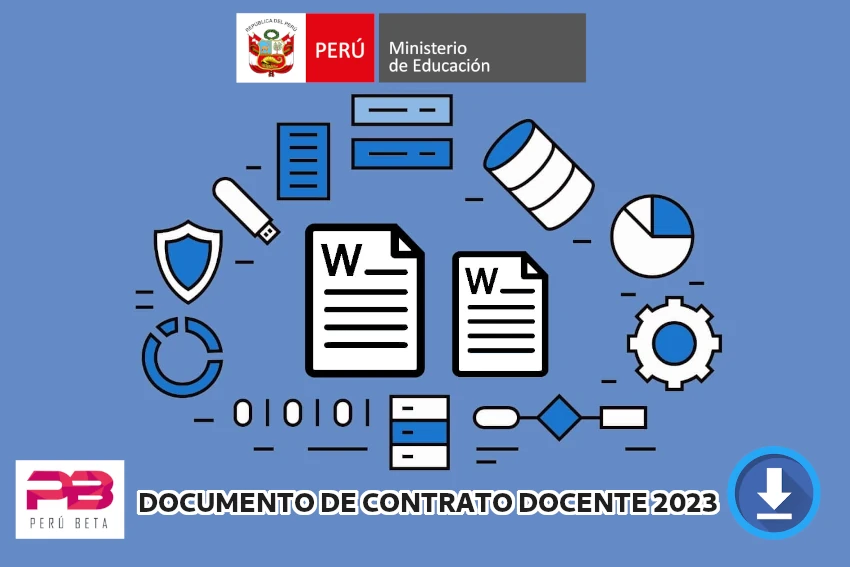 DOCUMENTO DE CONTRATO DOCENTE 2023 DECRETO SUPREMO No-001-2023 MINEDU