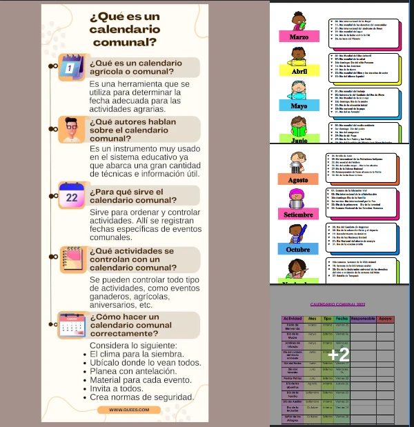 HERRAMIENTAS DIGITALES PARA CALENDARIO COMUNAL | AÑO ESCOLAR 2023